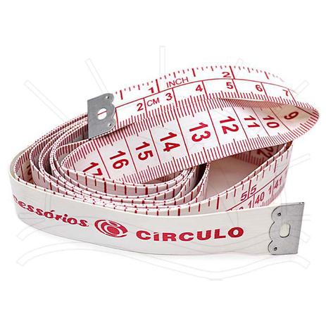 Fita Métrica 150cm Circulo - Círculo Menor preço em Fita Métrica 150cm Circulo - Círculo