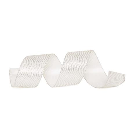 Fita P/ Laço Decoração Natal Listrada 6,3Cm C/ 9,14m Prata - Cromus Menor preço em Fita P/ Laço Decoração Natal Listrada 6,3Cm C/ 9,14m Prata - Cromus