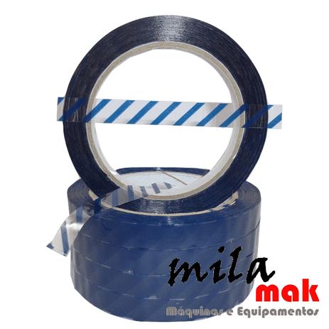 Fita para Lacrador de Sacolas - Azul pacote com 5 Rolos de 80 Metros cada - Westpress Menor preço em Fita para Lacrador de Sacolas - Azul pacote com 5 Rolos de 80 Metros cada - Westpress