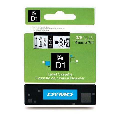 Fita Poliéster D1 Rotulador Dymo LM 9 MM X 7 M Preto/Branco Ref.: 41913 Menor preço em Fita Poliéster D1 Rotulador Dymo LM 9 MM X 7 M Preto/Branco Ref.: 41913