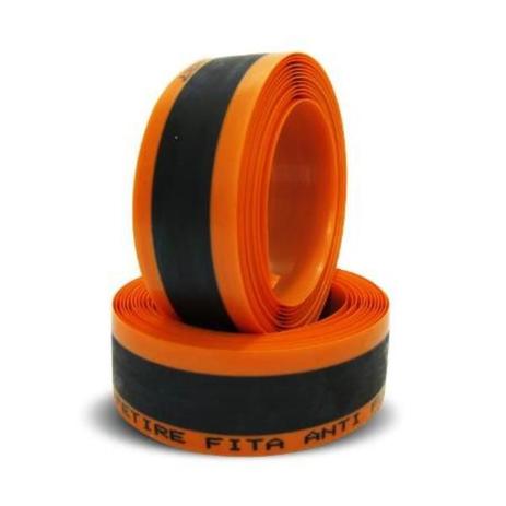 Fita Protetora Anti Furo 700 23MM Laranja - Safe tire Menor preço em Fita Protetora Anti Furo 700 23MM Laranja - Safe tire