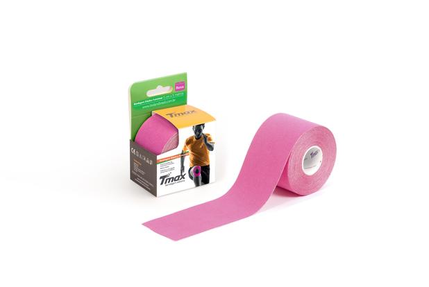 Fita Rosa Kinesio Tmax Original Bandagem Elastica 5 mts X 5 cm - Tmax bioland Menor preço em Fita Rosa Kinesio Tmax Original Bandagem Elastica 5 mts X 5 cm - Tmax bioland