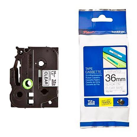 Fita Rotulador Brother Tze-161 36mm Preto/Transparente é boa?