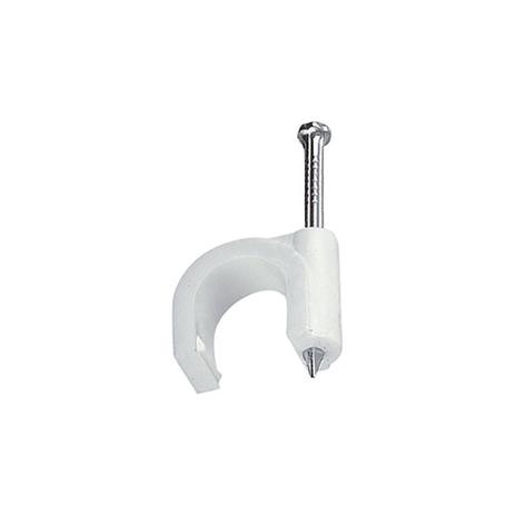Fixador p/ Cabo Coaxial 10MM c/ Prego Aço 100Pç 4175 Bemfixa Menor preço em Fixador p/ Cabo Coaxial 10MM c/ Prego Aço 100Pç 4175 Bemfixa