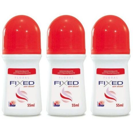 Fixed Floral Desodorante Rollon 55ml (Kit C/03) Menor preço em Fixed Floral Desodorante Rollon 55ml (Kit C/03)