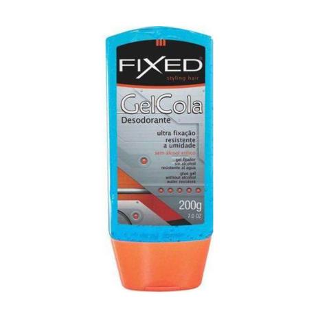 Fixed Gel Cola Bisnaga Azul 200g Menor preço em Fixed Gel Cola Bisnaga Azul 200g
