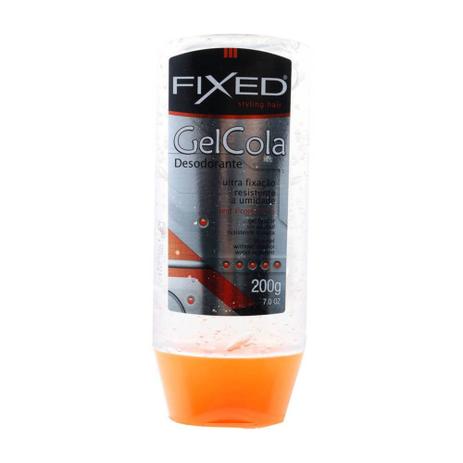 Fixed Gel Cola Bisnaga Incolor 200g Menor preço em Fixed Gel Cola Bisnaga Incolor 200g