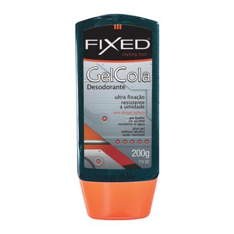 Fixed Gel Cola Bisnaga Preto 200g Menor preço em Fixed Gel Cola Bisnaga Preto 200g