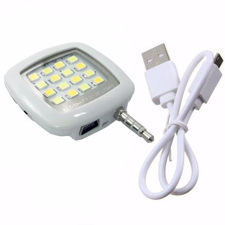 Flash Selfie Celular 16 Leds Câmera Frontal Universal P2 - flash celular -  Flash de Câmera - Magazine Luiza