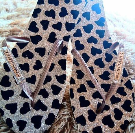 havaianas flat glitter