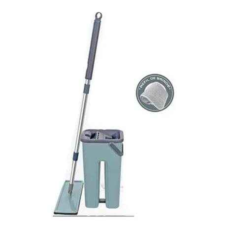 Flat Mop Com 1 Refil Extra - 123ÚTIL Menor preço em Flat Mop Com 1 Refil Extra - 123ÚTIL
