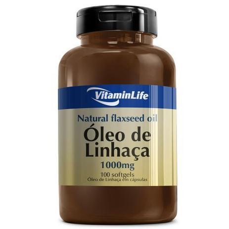 Flaxseed Oil Óleo de Linhaça - 1000mg 100 Cápsulas - Vitaminlife Menor preço em Flaxseed Oil Óleo de Linhaça - 1000mg 100 Cápsulas - Vitaminlife