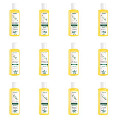Flores Vegetais Camomila E Hamamélis Shampoo 300ml (Kit C/12) Menor preço em Flores Vegetais Camomila E Hamamélis Shampoo 300ml (Kit C/12)