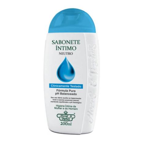 Flores Vegetais Neutro Sabonete Líquido Íntimo 200ml Menor preço em Flores Vegetais Neutro Sabonete Líquido Íntimo 200ml