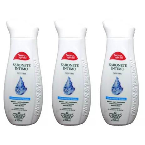 Flores Vegetais Neutro Sabonete Líquido Íntimo 250g (Kit C/03) Menor preço em Flores Vegetais Neutro Sabonete Líquido Íntimo 250g (Kit C/03)