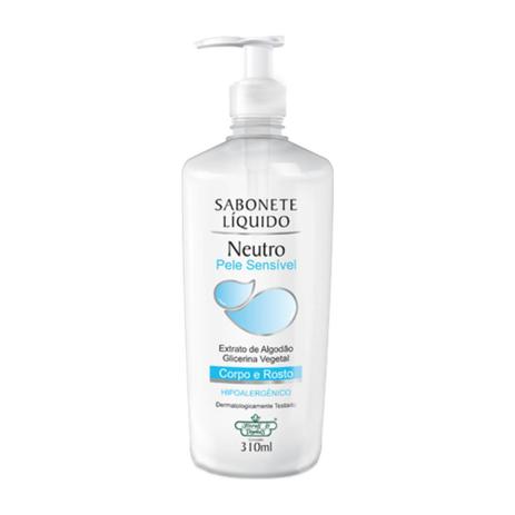 Flores Vegetais Sabonete Líquido Neutro 310ml Menor preço em Flores Vegetais Sabonete Líquido Neutro 310ml