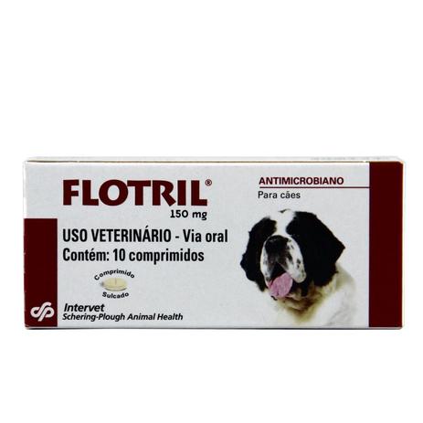 Flotril 150mg 10 comp MSD Antibiótico Cães Menor preço em Flotril 150mg 10 comp MSD Antibiótico Cães
