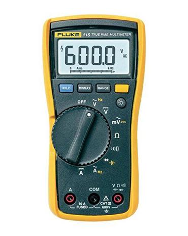 Fluke 115 - Multímetro Digital Mín/Máx/Média para registar flutuações de sinal Menor preço em Fluke 115 - Multímetro Digital Mín/Máx/Média para registar flutuações de sinal