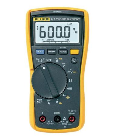 Fluke 117 - Multímetro digital com detector de tensão sem contato Menor preço em Fluke 117 - Multímetro digital com detector de tensão sem contato