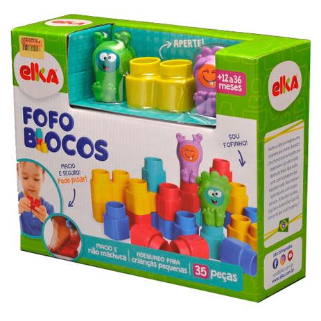 Fofo blocos elka 35 peças Clearance