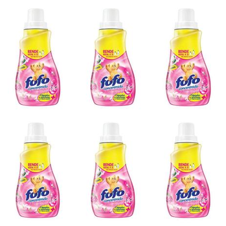 Fofo Cheirinho De Bebê Amaciante De Roupas Concentrado 500ml (Kit C/06) é boa?