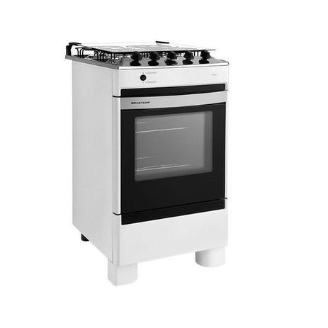 Fogão 4 Bocas Brastemp Clean Acendimento Automático Bfo4nab Menor preço em Fogão 4 Bocas Brastemp Clean Acendimento Automático Bfo4nab