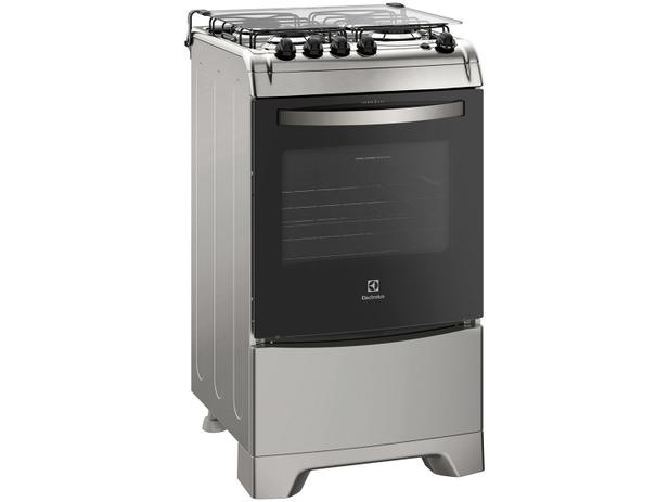 Fogão 4 Bocas Electrolux 52SXC Inox - Acendimento Automático