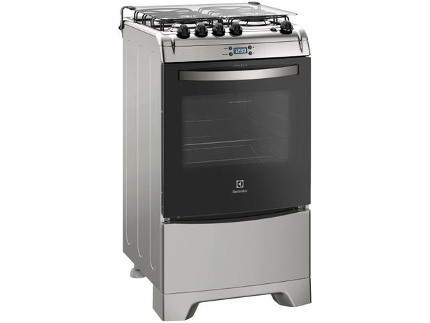Fogão 4 Bocas Electrolux Acendimento Automático - 52RXL Menor preço em Fogão 4 Bocas Electrolux Acendimento Automático - 52RXL