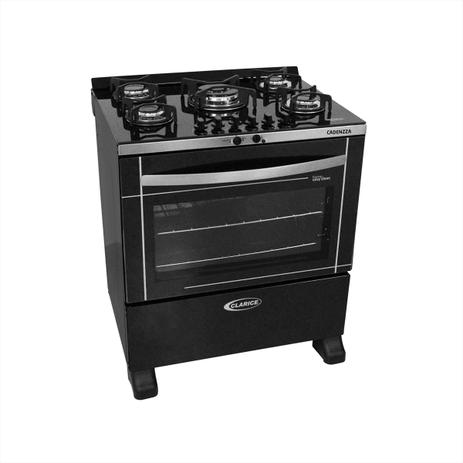 Fogão A Gás Clarice Cadenzza Glass 5 Bocas Automático Preto é boa?