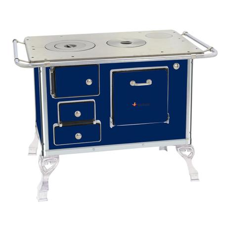 Fogão A Lenha Azul 2 Bocas Tradicional N1 Venâncio Menor preço em Fogão A Lenha Azul 2 Bocas Tradicional N1 Venâncio