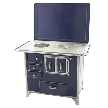 Fogão a Lenha Provençal Gabinete Venâncio 03 Azul Menor preço em Fogão a Lenha Provençal Gabinete Venâncio 03 Azul
