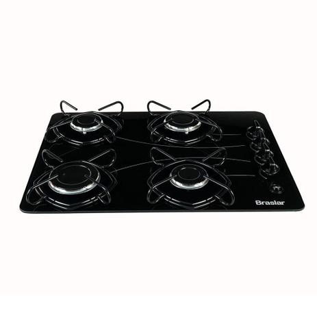 Fogão Cooktop 4 Bocas Acendimento Automático Easy Clean Braslar Menor preço em Fogão Cooktop 4 Bocas Acendimento Automático Easy Clean Braslar