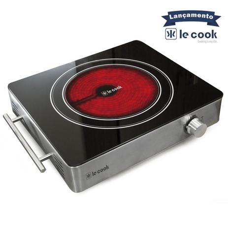 Fogão Cooktop Elétrico 1 Boca Vitroceramico Le Cook 110v ou 220v Menor preço em Fogão Cooktop Elétrico 1 Boca Vitroceramico Le Cook 110v ou 220v