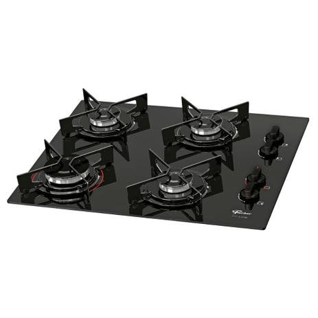 Fogão Cooktop Fischer 4 Bocas FIT LINE Gás com Mesa de Vidro Preto Bivolt é boa?