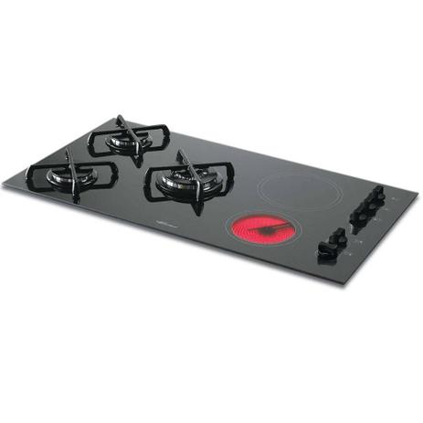 Fogão cooktop fischer 5q top elétrico/gás mesa vitrocerâmica é boa?