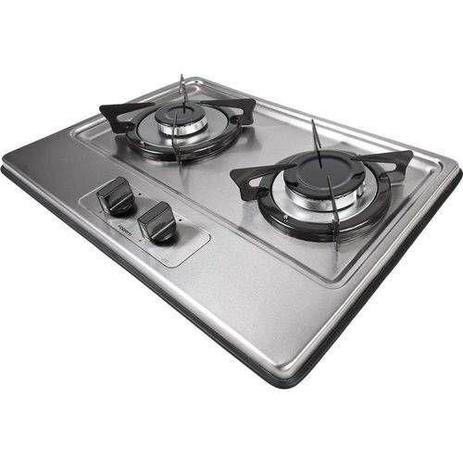 Fogão Cooktop Inox 2 Bocas Fogatti - 200i - Cooktop fogao Menor preço em Fogão Cooktop Inox 2 Bocas Fogatti - 200i - Cooktop fogao