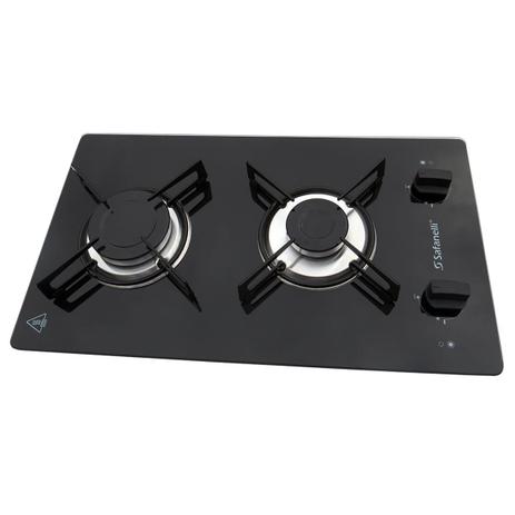 Fogão Cooktop Safanelli Semplice 2 Queimadores Preto Bivolt Menor preço em Fogão Cooktop Safanelli Semplice 2 Queimadores Preto Bivolt