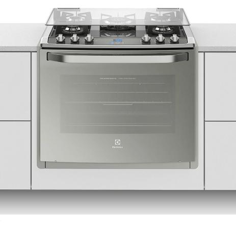Fogão de Embutir Autolimpante com Função Grill e Mesa de Vidro Silver (76XGE) - Electrolux Menor preço em Fogão de Embutir Autolimpante com Função Grill e Mesa de Vidro Silver (76XGE) - Electrolux