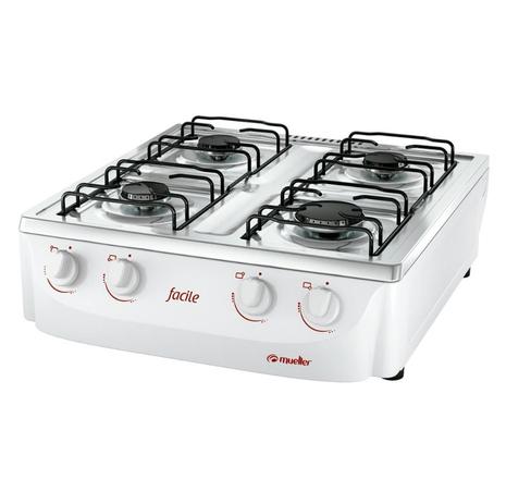 Fogão de Mesa Facile 4 Bocas Branco - Mueller é boa?