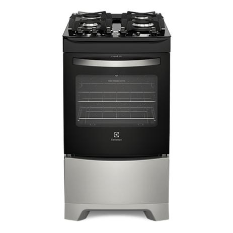 Fogão de Piso cor Prata 4 Bocas e Mesa de Vidro Temperado Electrolux (52LSV) Menor preço em Fogão de Piso cor Prata 4 Bocas e Mesa de Vidro Temperado Electrolux (52LSV)