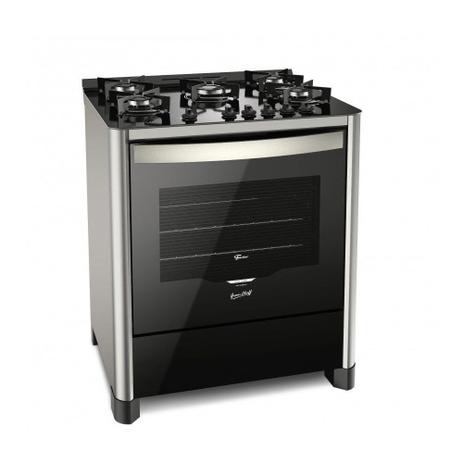 Fogão de Piso Fischer Gran Cheff 5 Bocas Chama Rápida Mesa de Vidro Inox Bivolt 26989-59777 é boa?