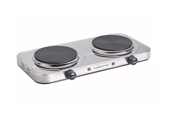 Fogão Elétrico 2 Bocas De Mesa Em Aço Inox Cooktop 2000W Agratto é ruim? Fogão Elétrico 2 Bocas De Mesa Em Aço Inox Cooktop 2000W Agratto é boa?