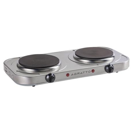 Fogão Elétrico de Mesa FM 2000W 2 Pratos - Agratto Menor preço em Fogão Elétrico de Mesa FM 2000W 2 Pratos - Agratto