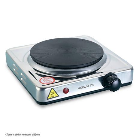 Fogao Eletrico Portatil Mesa 1 Boca Camping 1500w Agratto Menor preço em Fogao Eletrico Portatil Mesa 1 Boca Camping 1500w Agratto