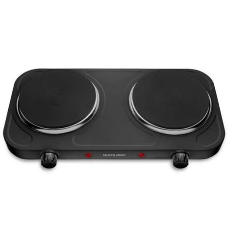 Fogão Elétrico Portátil Multilaser Easy Cook 2 Bocas 6 Níveis de Temperatura 2000W 110V - CE154 Menor preço em Fogão Elétrico Portátil Multilaser Easy Cook 2 Bocas 6 Níveis de Temperatura 2000W 110V - CE154