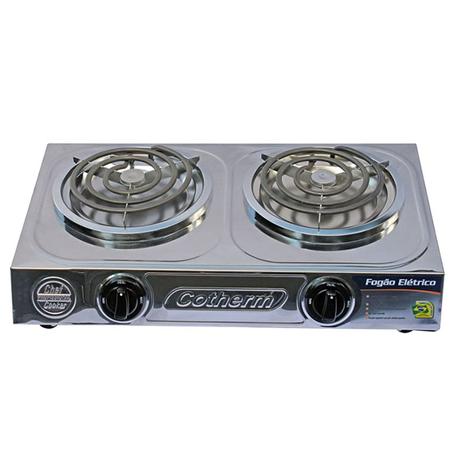 Fogão Elétrico Profissional 2 Bocas 220V Safira 2282 Cotherm Menor preço em Fogão Elétrico Profissional 2 Bocas 220V Safira 2282 Cotherm