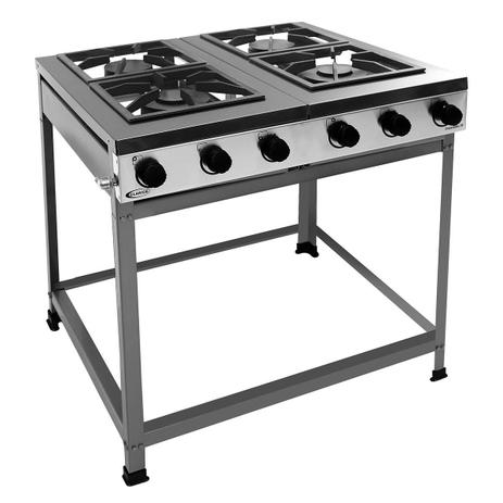 Fogão Imperador 4 Bocas Clarice Industrial S/Forno Inox Escuro é boa?