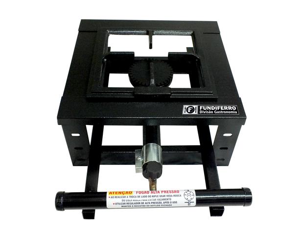 FOGÃO Industrial 01 Boca 30X30 De Alta PRESSÃO com Mangueira e Registro Modelo de Mesa - Cristal aço Menor preço em FOGÃO Industrial 01 Boca 30X30 De Alta PRESSÃO com Mangueira e Registro Modelo de Mesa - Cristal aço