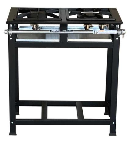 Fogão Industrial 2 Duas Bocas de Baixa Pressão Queimador Simples e Duplo - Loja virtual lumaqmetal Menor preço em Fogão Industrial 2 Duas Bocas de Baixa Pressão Queimador Simples e Duplo - Loja virtual lumaqmetal