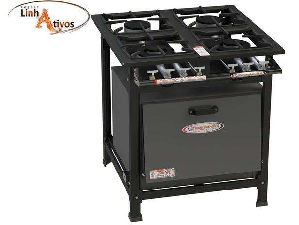 Fogão Industrial 4 Bocas B.P 2QS 2QD 30x30 C/ Forno Registro Torneira Itajobi Fogões é ruim? Fogão Industrial 4 Bocas B.P 2QS 2QD 30x30 C/ Forno Registro Torneira Itajobi Fogões é boa?